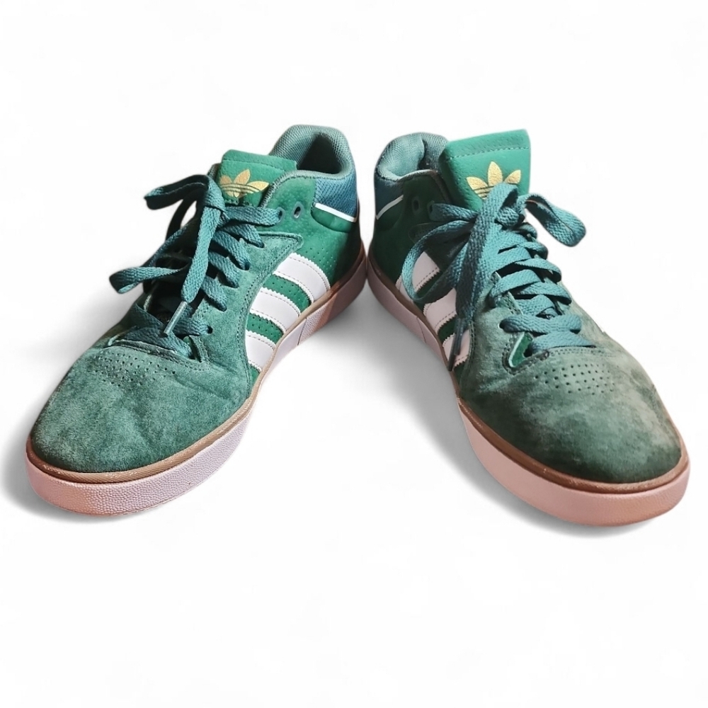 Adidas Skateboarding Tyshawn Jones Signature Shoes Collegiate Green/White/Gum - Picture 3 of 11